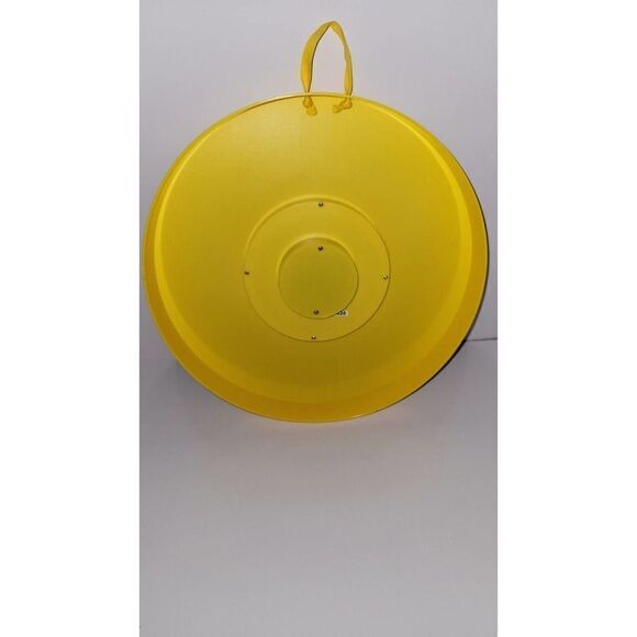 1990s Pladdra Yellow and Black Plastic Wall Clock Chenyi Ke for IKEA Y2K Retro - Picture 6 of 10